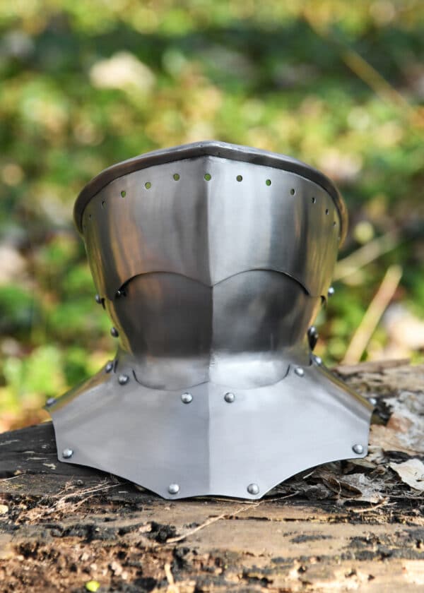 Gotische Halsberge, 1,2 mm Stahl