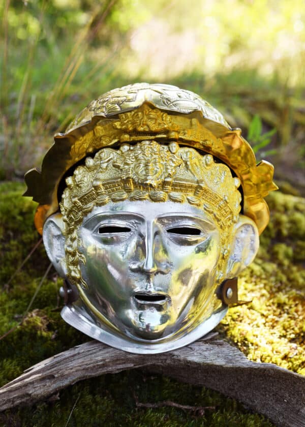 Ribchester Kavalleriehelm, Messing und Stahl