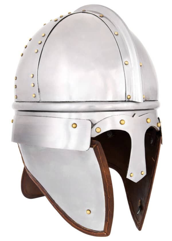 Spätrömischer Kavallerie Helm (Burgh Castle), Stahl