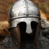 Spätrömischer Kavallerie Helm (Burgh Castle), Stahl