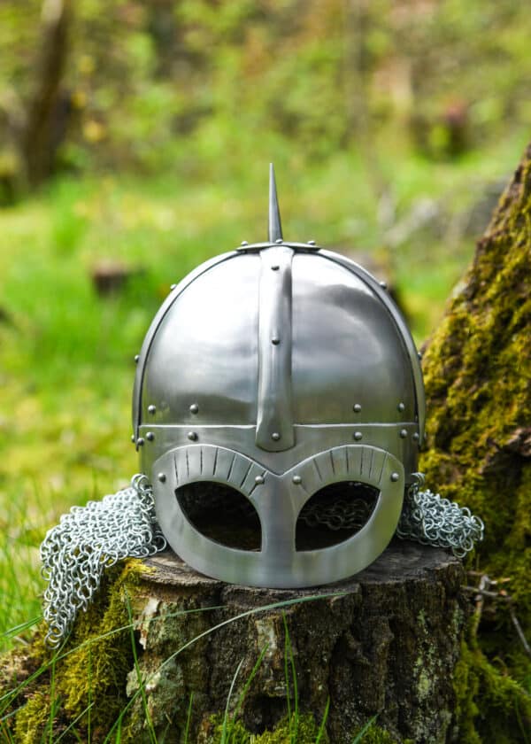 Wikinger-Brillenhelm Gjermundbu-Stil, 2 mm Stahl