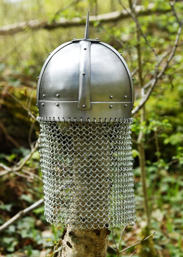 Wikinger-Brillenhelm Gjermundbu-Stil, 2 mm Stahl