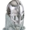 Wikinger Brillenhelm, mit Kettenbrünne, 2 mm Stahl