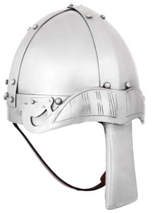 Spangenhelm mit Nasal, 2 mm Stahl