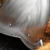 Spitzer Morion Helm mit Lederinlet