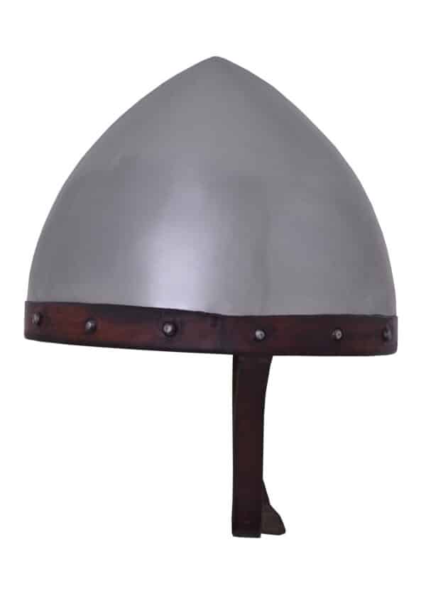 Bogenschützen Helm, 1.6 mm Stahl, mit Lederinlet