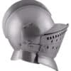 Sturmhaube od. Burgonet, 3-teilig, 2 mm Stahl