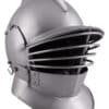 Sturmhaube od. Burgonet, 3-teilig, 2 mm Stahl