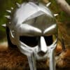 Gladiatorenhelm Maximus mit Lederinlay mit Dornen
