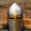 Topfhelm -Sugar Loaf-, ca.1330, 1,6 mm Stahl