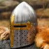 Topfhelm -Sugar Loaf-, ca.1330, 1,6 mm Stahl