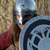 Wikinger Brillenhelm, 2 mm Stahl
