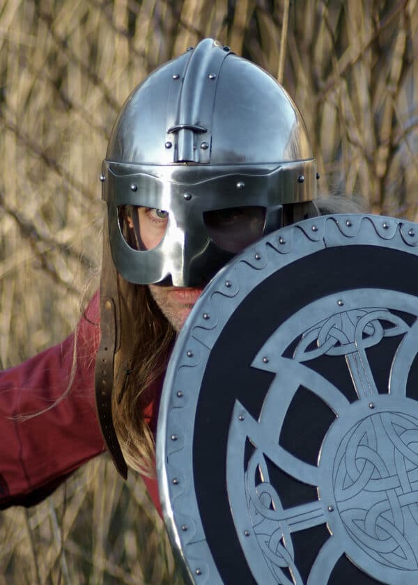 Wikinger Brillenhelm, 2 mm Stahl
