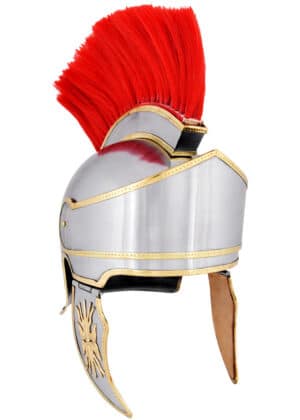 Attischer Helm mit Haarbusch, 1,6 mm Stahl