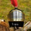 Attischer Helm mit Haarbusch, 1,6 mm Stahl