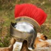 Attischer Helm mit Haarbusch, 1,6 mm Stahl