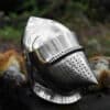 Hundsgugel, ca. 1400, 2 mm Stahl