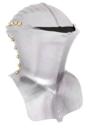 Deutscher Stechhelm, um 1500, 1,6 mm Stahl