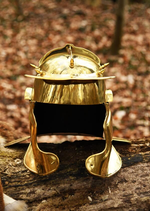 Auxiliar Infanterie-Helm, nach Niederbieber-Fund, aus Messing