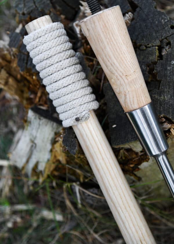 Römisches Pilum mit Holzschaft, 215 cm