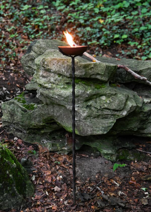 Oseberg lampa, ručne kovaná