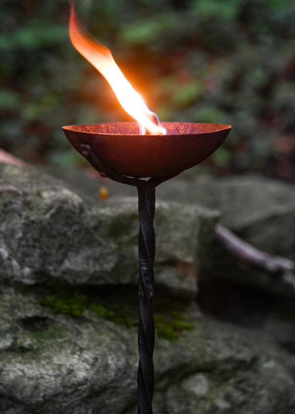 Oseberg lampa, ručne kovaná