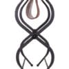 Klapphocker mit Ledersitz