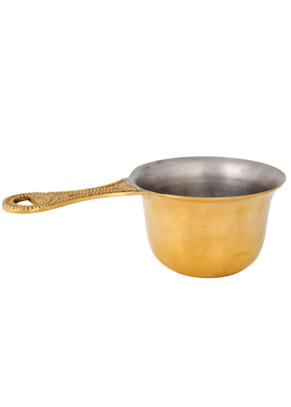 Patera, römische Lagerpfanne, verzinntes Messing