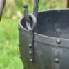 Großer vernieteter Lagertopf, ca. 21 Liter