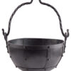 1916435900_lagertopf_mittelalter_cauldron Mittlerer vernieteter Lagertopf, ca. 9 Liter
