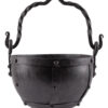 1916436000_lagertopf_cauldron_mittelalter Kleiner vernieteter Lagertopf, ca. 3,5 Liter