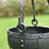 1916436000c_lagertopf_cauldron_mittelalter-1 Kleiner vernieteter Lagertopf, ca. 3,5 Liter