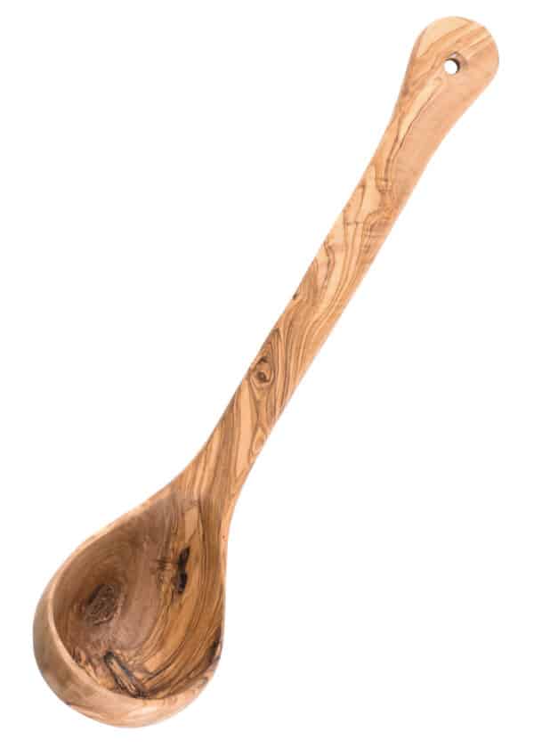 Schöpfkelle aus Olivenholz, ca. 35 cm