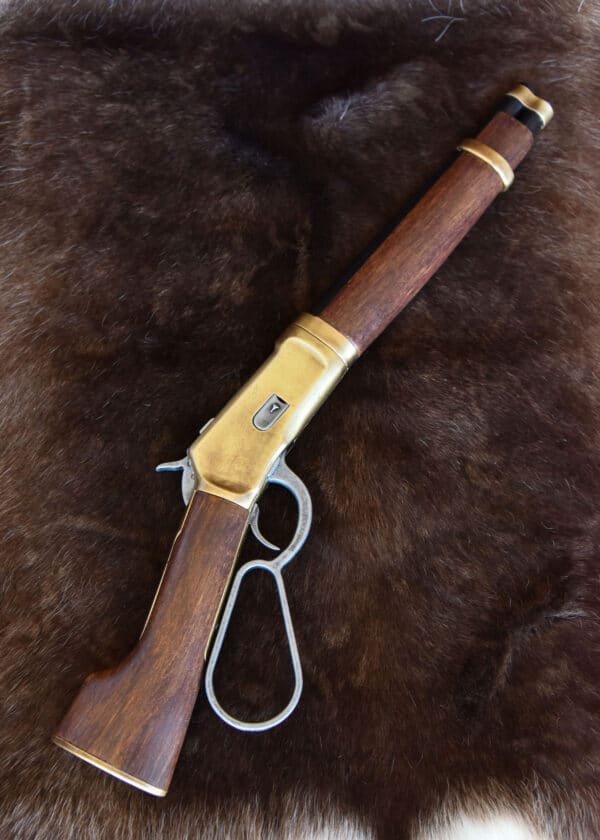 Winchester Mare's Leg Gewehr, 55 cm, Messingbeschläge, Replik