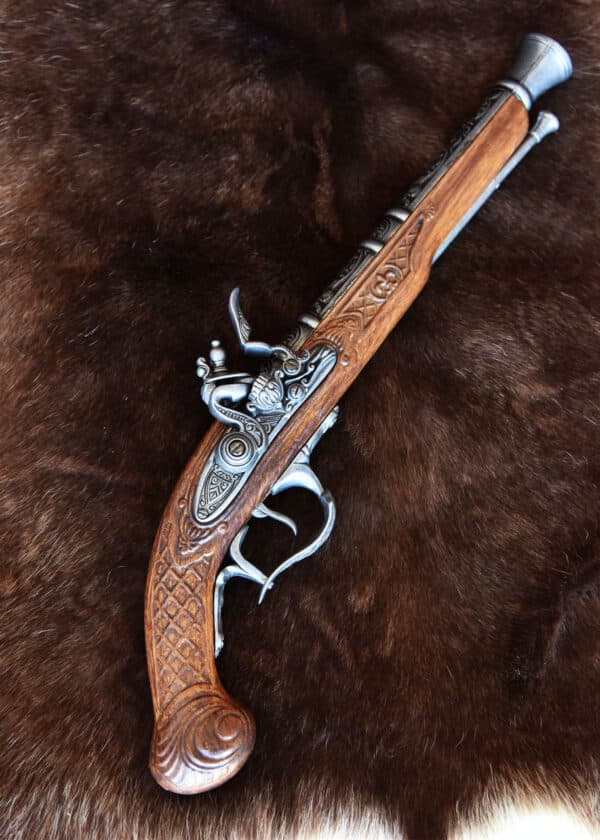 Französische Blunderbuss-Pistole, Espingole, 18. Jahrhundert, Replik