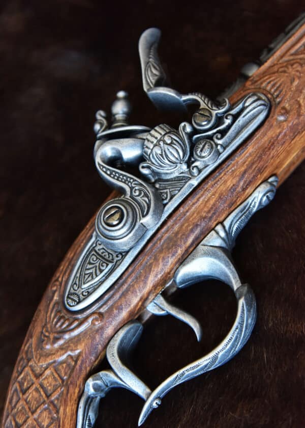 Französische Blunderbuss-Pistole, Espingole, 18. Jahrhundert, Replik