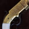Volcanic-Pistole von 1854, Messing und Perlmutt-Imitat, Replik