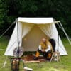 Sachsenzelt Jorvik, 2 x 4 m, 340 gsm, naturfarben