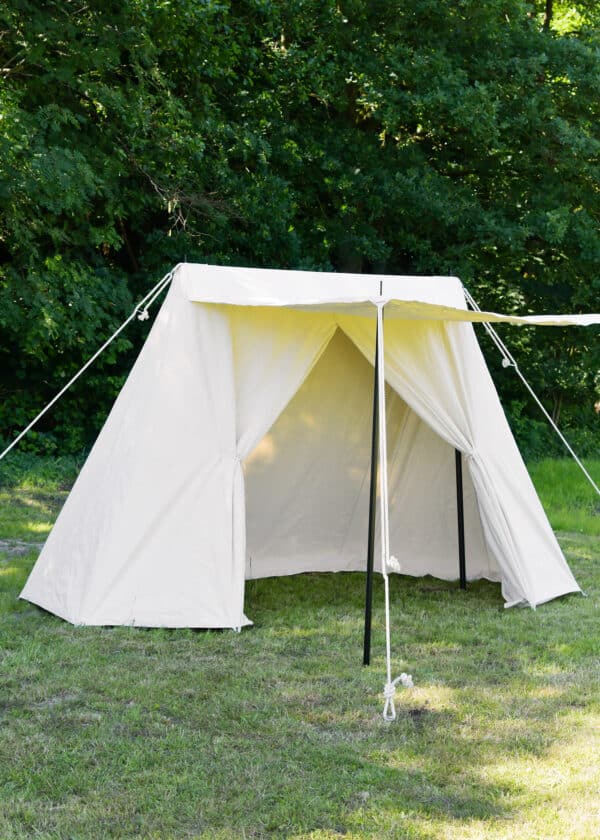 Sachsenzelt Jorvik, 2 x 4 m, 340 gsm, naturfarben