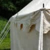 Ritterzelt Markward, 6 x 4 m, 425 gsm, natur