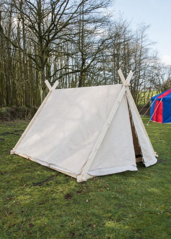 Wikingerzelt, 2 x 2.3 x 1.8 m, 350 gsm, naturfarben