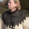 Bischofskragen, Kettenkragen mit Lederriemen und Schnallen
