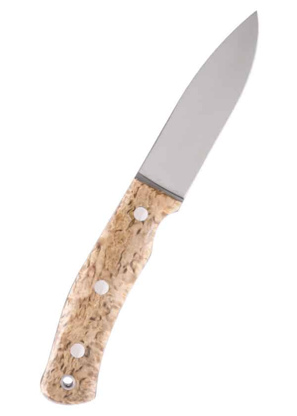 Feststehendes Messer Swedish Forest, Stabilisierte Maserbirke