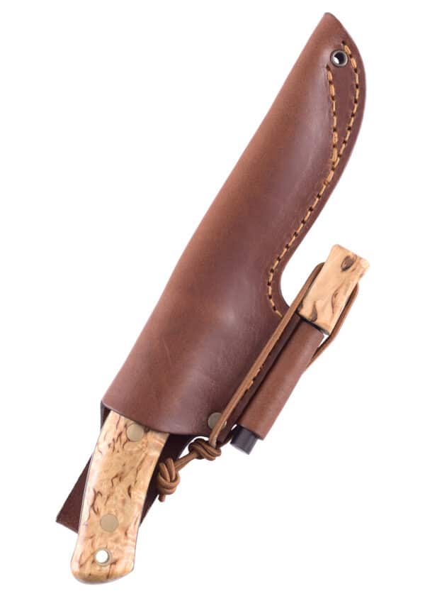 Feststehendes Messer Swedish Forest, Maserbirke + Feuerstahl