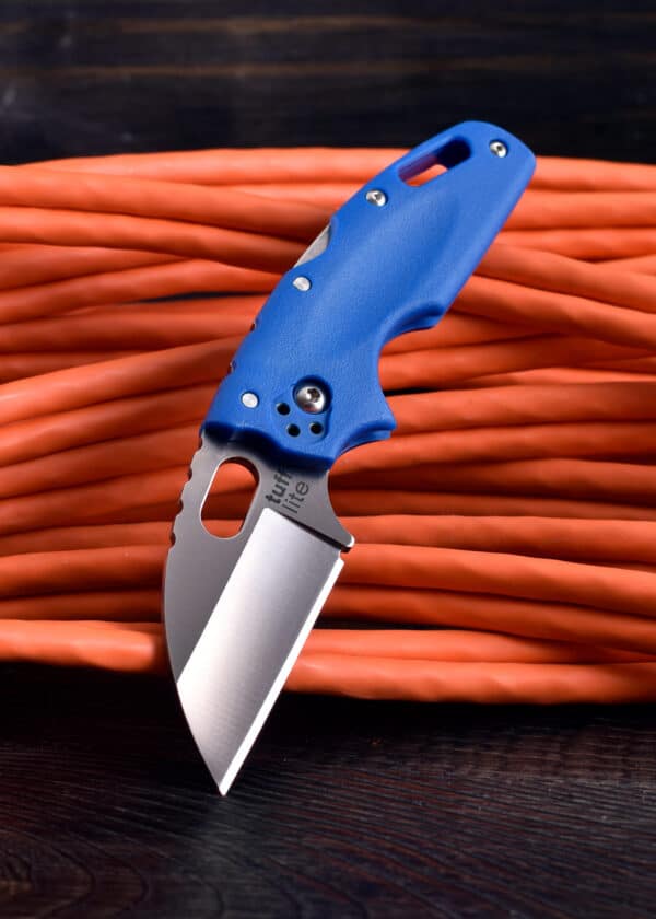 Taschenmesser Tuff Lite, Glatte Schneide, Blau