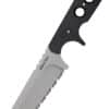 Mini Tac Tanto, Halsmesser mit gezahnter Klinge