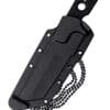 Mini Tac Tanto, Halsmesser mit gezahnter Klinge
