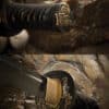 Gold Lion Katana
