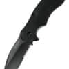 Taschenmesser Kershaw Clash, Schwarz, Wellenschliff