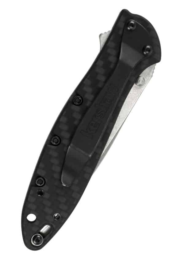 Taschenmesser Kershaw Leek CPM154, Carbon Fiber, Stonewash